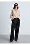 Pointed collar oversize sweater - 2