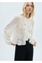 Volan and Lace Detailed Blouse