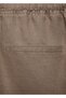 Straight Cut Linen Trousers - 5