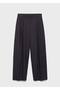 Straight-Cut Linen Blend Trousers - 3