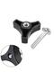1 Set Triangle Handle Bar Wheel Knob And Bolt Fasteners Replacement For Honda And Many Other Lawn... - 8
