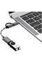 Micro USB Type-C 2-in-1 Data Cable Adapter - Silver - 7