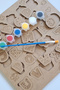 Puzzle Letters Wooden Painting and Activity Set for Kids - with Brush and Acrylic Paint Gift - 4