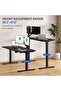 FlexiSpot Modern Standing Desk with Height Adjustable 161x70 - Charcoal Black - 6