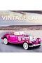 Mercedes-Benz Car 1936 Mercedes 500K Car Purple 1:24 Classic England Purple Convertible Diecast Car