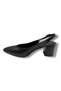 C-Shoes 111-25 Leather Pointed Toe Thick Heel Women's Shoes - 3
