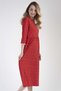 Women's Capri Sleeve Red Dress C1T1N0O303 - 2