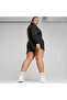 Womens T7 High Waist Shorts - Black - 3