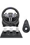 V9 Gen2 Gaming Racing Wheel With Magnetic Pedals and Shifter 270/900° Dual-Vibration