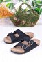Stock Comfortable Sole Hospital Pool Sea Beach Men Slippers Black