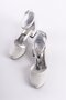 Sedef White Girls' Heeled Evening Dress Shoes - 4
