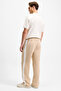Araujo Men's Elastic Waist Relaxed Fit Beige Sweatpants - 6