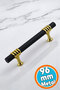 Furniture Kitchen Cabinet Drawer Cabinet Handles Lid Handle Handle Black Gold 96 mm Metal Handle 9.6 cm