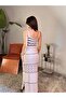 Openwork Straps Maxi Length Unlined Dress - 3
