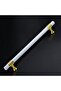 Furniture Kitchen Cabinet Drawer Cupboard Handles Lid Handle Handle White Gold 224 mm Metal Handle(22.4 cm - 5