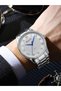 Men's Watch Original Brand Luxury Fashion Classic Round Wristwatch Stainless Steel Analog Dre - 4