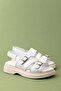 Women's Genuine Leather Stylish Casual Comfortable Sandals Ez.6122 - 2