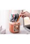 Desktop Pen Holder with Mini Cabinet Design for Office Home Office - 5