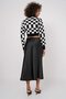 Big Dart High Waist Satin Skirt - 2