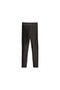 Youth Girls T7 High Waist Shiny Leggings - Black - 5