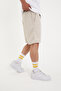 Men's Bermuda Shorts Double-Cuffed Piqué Fabric ( Loose Fit ) - 5