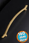 Metal Handle Drawer Furniture Kitchen Cabinet Handles Cabinet Handle Handle (160 Mm-16 cm) Gold Gold