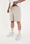 Men's Bermuda Shorts Double-Cuffed Piqué Fabric ( Loose Fit ) - 3