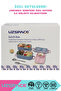 Bento 1200ml Lunchbox New Collection 2 Tiers 4 Compartments Steel Lunch Box with Mini Bowl - 7