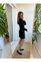 Keyymod Women's Polo Collar Buttoned Basic Long Sleeve Dress - 4