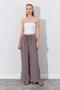 Women's Mink Elastic Waist Palazzo Trousers