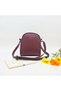 Little Postman Shoulder Bag with Little Prince Figure Ethnic Bohemian Style - Claret Red - 7
