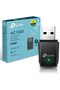 TP-Link 1300 Mbps High Gain Wireless Dual Band USB Adapter, 3dBi Dual Omni Directional Antenna, Supp