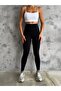 Leggings / High Waist Leggings with Collector - Textured - 6