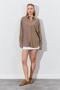 Women's Soil Oversize Linen Shirt - 4