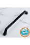 Furniture Kitchen Drawer Cabinet Cabinet Door Handle Handles Handle Metal 160 mm 160 cm Black Handle