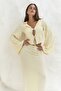 Rania Yellow Shirt Skirt Set