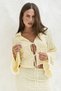 Rania Yellow Shirt Skirt Set - 6