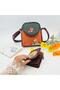 Little Postman Bag with Little Prince Figure Claret Red and Small Wallet Claret Red Combination - 4