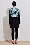 Patterned Lycra 2-Piece Zippered Hijab Swimsuit Set - 7