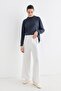 Sequin Embroidered Loose Trousers Hologram