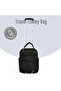 Trolley 17" Travel Bag - Black | 2-in-1 Handbag & Cabin Trolley - 6