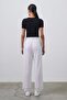 Sequin Embroidered Loose Trousers Hologram - 7