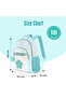 18" Set of 4 Backpack w/ BT Headset, Lunch Bag and Pencil Case - Flora Green - 8