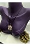 7 chakra tree of life natural stone necklace with rope chain bbk40 - 3