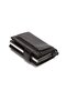 Men's Black Mechanism Wallet with Coin Compartment and Card Holder - 2