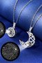 I love you in 100 languages moon star magnetic lover necklace bbk45