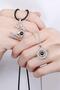 I love you in 100 languages moon star magnetic lover necklace bbk45 - 9