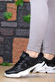 Women's Black Sneakers - 3