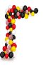 Mickey Mouse Themed Birthday Balloon Chain Set – 50 Red Black Balloons - 3