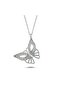 Zircon Stone Butterfly Model Women's Necklace bbk06